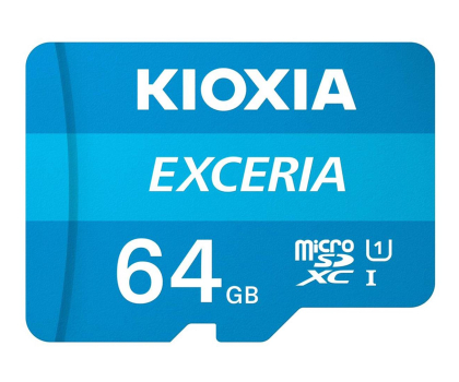 Karta pamięci microSD KIOXIA 64GB microSDXC Exceria 100MB/s C10 UHS-I U1